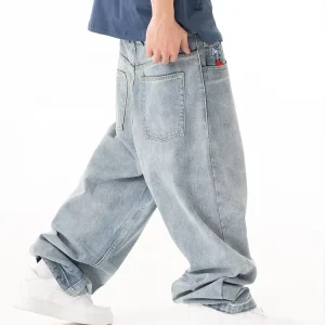 Baggy Jeans Men Oversized Hiphop Jeans Streetwear Pants