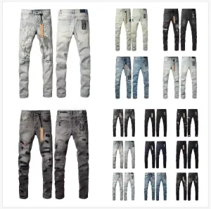 Bapei Clothing Top High Quality Ksubii Designer Brand Men’s Ripped Jeans Waterproof and Breathable Denim for Spring