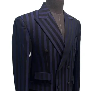 Bespoke Shawl Lapel Black Custom Made Wedding Blazer Stone Tuxedos Costume Skinny Rhinestones Men’s Navy Suits