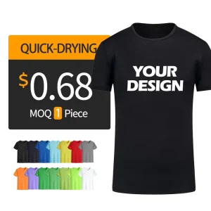 Blank O-Neck Men Cotton Tshirt Polyester Print Customize T-Shirt T Shirts Custom Printing