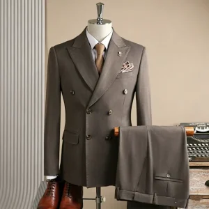 Blazer Suit Jacket Customized Plus Size Professional Office Slim Fit Suit Coat for Men’s Business Formal Office Uniform