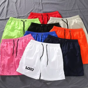 Board Shorts Unisex Swimming Trunks Waterproof Swim Beach Shorts OEM Custom Logo Summer Bath Suits for Men
