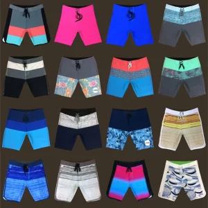 Bodybuilding Training Swim Shorts Mens Plus Size Striped Workout Fitness Shorts Custom Swimwear Board Surf Shorts Waterproof