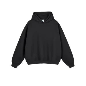 Boxy Style Men’s 350G Heavy Duty Fleece Cleanfit Hoodie Short and Wide Lined with Anti Wrinkle Feature
