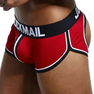 Breathable Cotton Men’s Underwear Sexy Boxer Briefs and Jock Strap Backless Erotic Slip String Cueca Gay Penis Pouch for Men