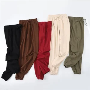 Breathable High Quality Heavyweight Cotton Men’s Sweatpants Custom logo Blank Running Sports Gym Mens Baggy Sweatpants