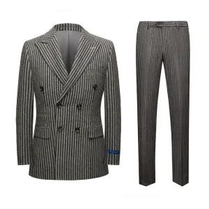 Bulk Customization Luxury 3 Piece Men’s Wedding & Business Formal Suit Blazer Pants Vest Viscose Polyester Single Breasted
