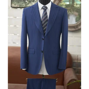 Business Coat Pant Men’s Custom Formal Dress 3 Pieces Gentleman Wedding Suits Slim Set for Men Men’s Suits