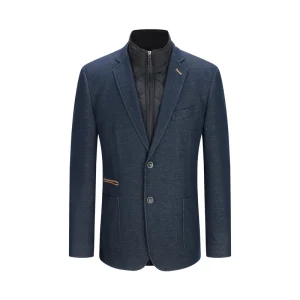 Business Gentleman Plus Size Single Breasted Slim Fit Men’s Suit Casual Thickened Classic Blazer Winter Jacket Wedding Worsted