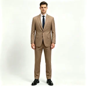 Business & Party Wear for Men and Women Fashion Design with Double Breasted Closure and Zipper Fly TR Fabric