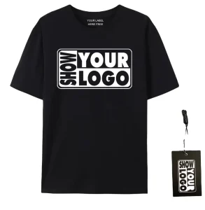 CB01-79000 190gsm Jersey 100% Cotton T shirt Plain t Shirts with Customize logo Free Cards and Neck Labels Print Unisex t Shirts