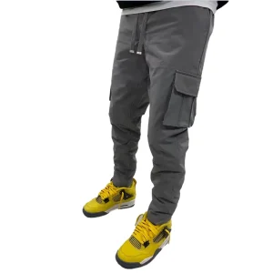 Cargo Pants Men Outdoor Waterproof Casual Multi Pocket Pants Male Work Joggers Plus Size Woven Pants
