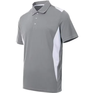 Casual Custom 100% Cotton Two side Striped Golf Short Sleeve Polo Shirts