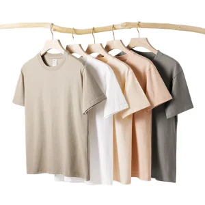 Casual Fashion Tee High Quality 100% Cotton Blank T Shirts Men Custom Printing Heavy Weight T Shirt for Men