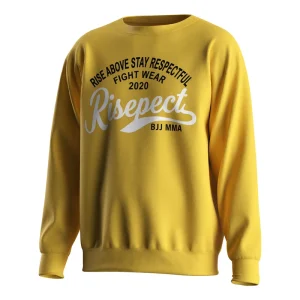 Casual Men’s Crew Neck Sweatshirt Warm Structured Fit Ribbed Hem