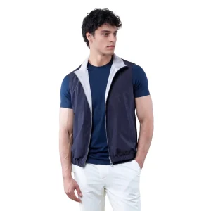Casual Men’s Reversible Sleeveless Body Warmer Custom Logo Men’s Vests & Waistcoats