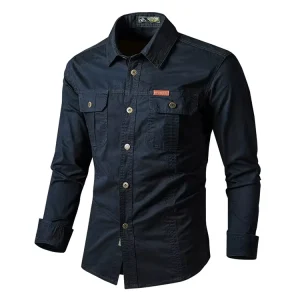 Casual Plain Plus Size Men’s Shirt Long Sleeve White Shirts for Men High Quality