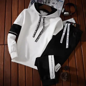 Casual Sports Suit Sweatpants and Hoodie Set Hoodies Men’s Two Pcs Sweatshirts Men’s Hoodies and Sweaters