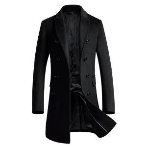 China Factories Cashmere Mens Long Pattern Coats
