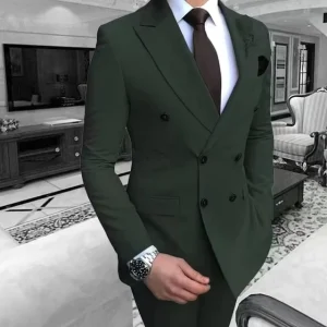 Classic Men’s Suit Fit Wedding Groom Wear Men’s Business Casual 2-Piece Set Banquet Suit Gentleman Costume M-4XL Wedding Suits