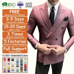 Classic Slim Blazer Men for Party Minimalism Multiple Pockets Formal Coats Casual Plus Size Men’s Suits & Blazer
