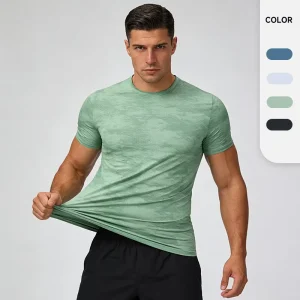 Clothing Breathable Summer Quick drying Shirt for Men Suitable for Fitness and Running T shirt for Men