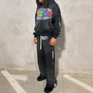 Clothing Manufacturer Heavyweight Zip-up French Terry Zipper Hoodie Tracksuit Men’s DTG Print Diamonds Set for Men