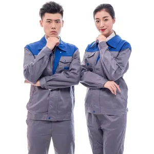 Clothing Men’s Long Sleeve Clothes Work Suit Uniform Customized Logo Printed Apparel Long Sleeve Overalls Uniforms