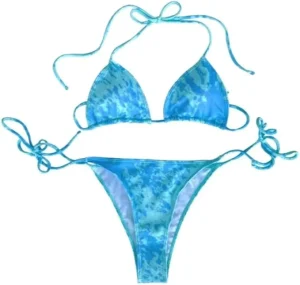Color Changing Polyester Water Sports Surf Women’s Bikini and Men’s Beach Shorts Set Quick Dry Eco Friendly