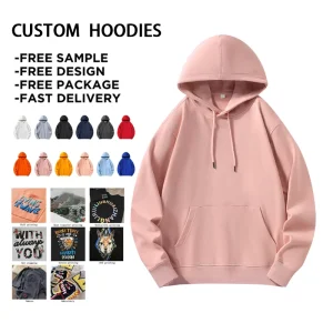 Colorful Unisex T-Shirts and Hoodies Men Transfer Print Custom Hoodie Sweatshirts Men’s Cotton Hoody 300G