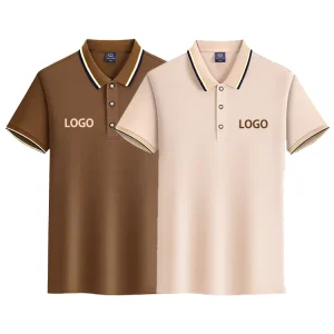 Competitive Price High Quality Non-shrink Polo t Shirts Silk Fabric Polyester Men’s t Shirts With Custom logo