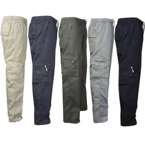 Construction Clothing Cargo Trousers Multi Functional Tool Workwear Work Pants For Men