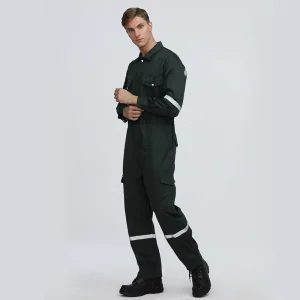 Cotton Canvas Workwear Uniform Industrial Farm Work Wear Coverall Winter Green Men’s Overalls Uniform for Work