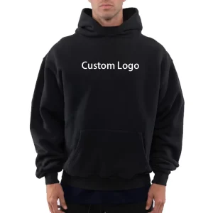 Cotton Fleece Boxy Fit Pullover Plus Size Men’s Hoodies & Sweatshirts Custom Drop Shoulder Oversized Printed Hoodie