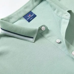 Cotton Men’s Polo T Shirt Heavyweight Drop Shoulder with Custom Logo Embroidery Quick Dry Polo Shirt for Men