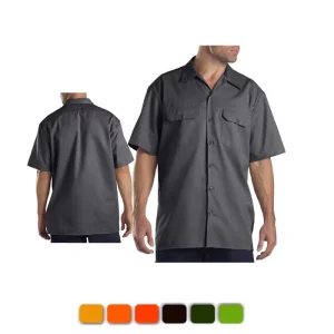 Cotton Men’s Workwear Uniform Work Shirt With Pockets