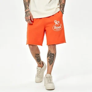 Cotton Terry Wide Leg Loose Rolled Hem Sweat Custom Men’s Shorts Women’s Set
