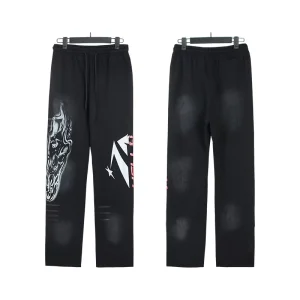 Cozy Casual 100% Cotton Sweatpants for Men Comfortable Vintage Style Breathable Soft Relaxing Pants Loose Fit