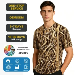 Custom 100% Polyester Sublimation Men’s T Shirt Breathable Quick Dry Fabric Tee with Customizable Prints Logos for Bulk Orders