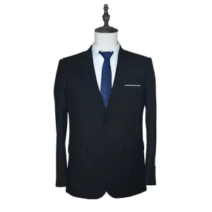 Custom 2 Piece Slim Fit Suit Set Executive Coat And Pants Set For Business Bank Office Uniforms