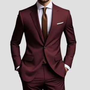 Custom 2 Pieces Slim Fit Formal Business Suit for Men Costume Men’s Suits Casual Wedding Suit for Men