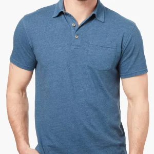 Custom 60% Cotton 40% Polyester Heather Quick Dry Lightweight Breathable Men’s Short Sleeve Performance Polo Shirt