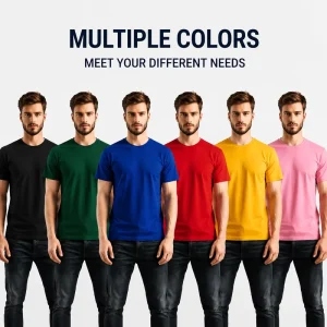 Custom 97 Cotton 3 Spandex T shirt High Quality Men’s Short Sleeve T shirt With Screen Print Design