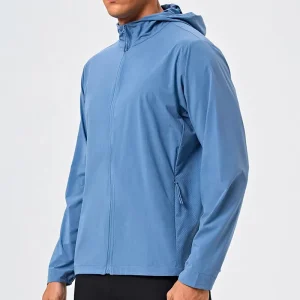 Custom Active Mens Jackets 9 Colors Quick Dry Running Coat for Outdoor Hiking