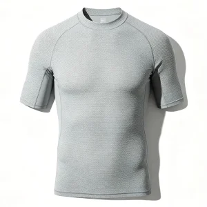 Custom Anti chlorine Swimwear Men’s Short Sleeve UPF 50+ Rash Guard Quick Dry Surf Shirt for Water Activities and Swimming