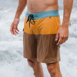 Custom Beach Shorts Mid Waist Sports Swimming Trunks with Pocket Knee Length Board Pattern Shorts for Men