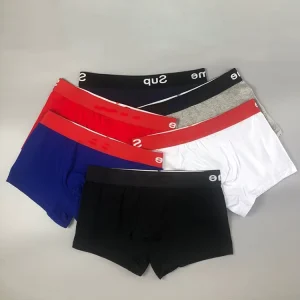Custom Boxers Shorts Men’s Classic Comfortable Briefs & Boxers Plus Size Solid Plain dyed Underwear Anti bacterial Trunks