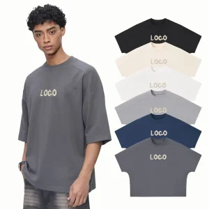 Custom Boxy Quick Dry Workout Fitness Sports Cool T Shirt O Neck Loose Shorts Sleeve Active Tops T Shirt for Men