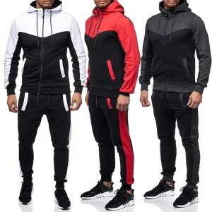 Custom Brand Tracksuits for Men Jogger Sweatsuit Sets Custom Sport Soccer Running Training Jogging Gym Wear Men