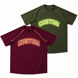 Custom Breathable Quick Dry Summer Fitness Stretchy O neck Workout Cycling Oversized Active Top Short Sleeve T Shirt for Men